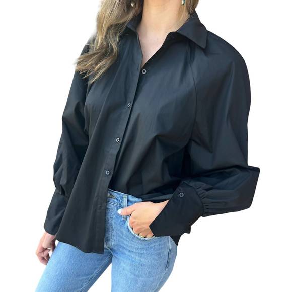 NEW DELUC racey shirt in black - Picture 2 of 4